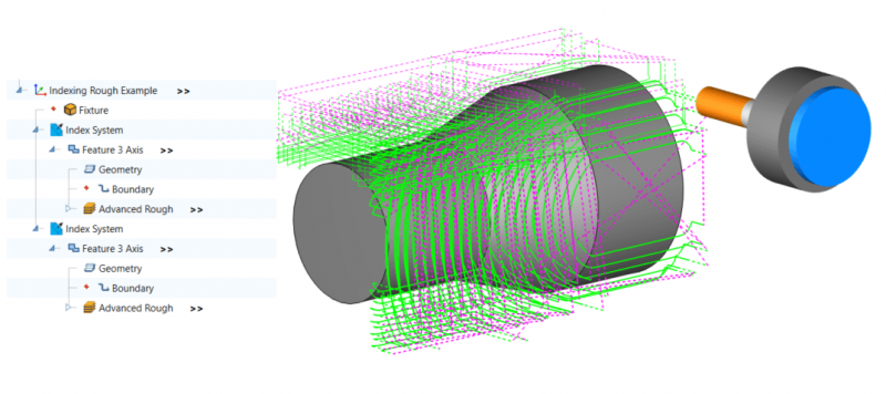 4 Axis Index and Rough
